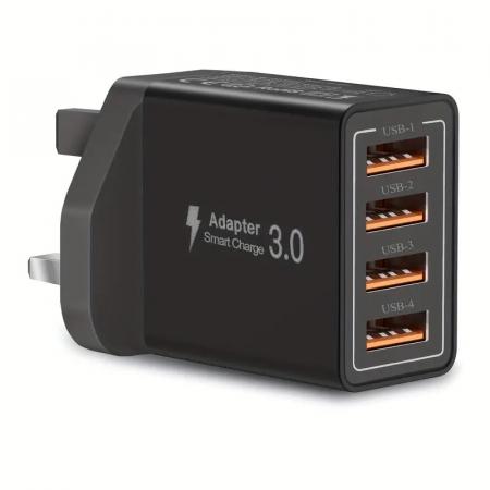 USB 4 Way Charger
